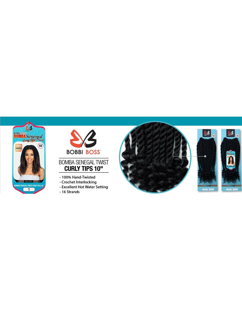 Bomba Senegal Twist Curly Tips 10"