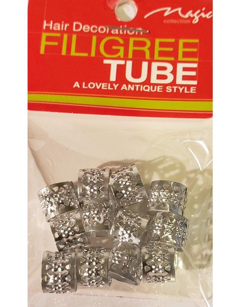 Filigree Tube Large Silver 490661