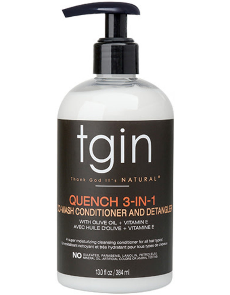 Tgin TGIN QUENCH 3-IN-1 CO-WASH COND & DETANGLER 13oz