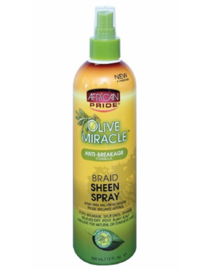 African Pride African Pride OM Braid Sheen Spray 12oz