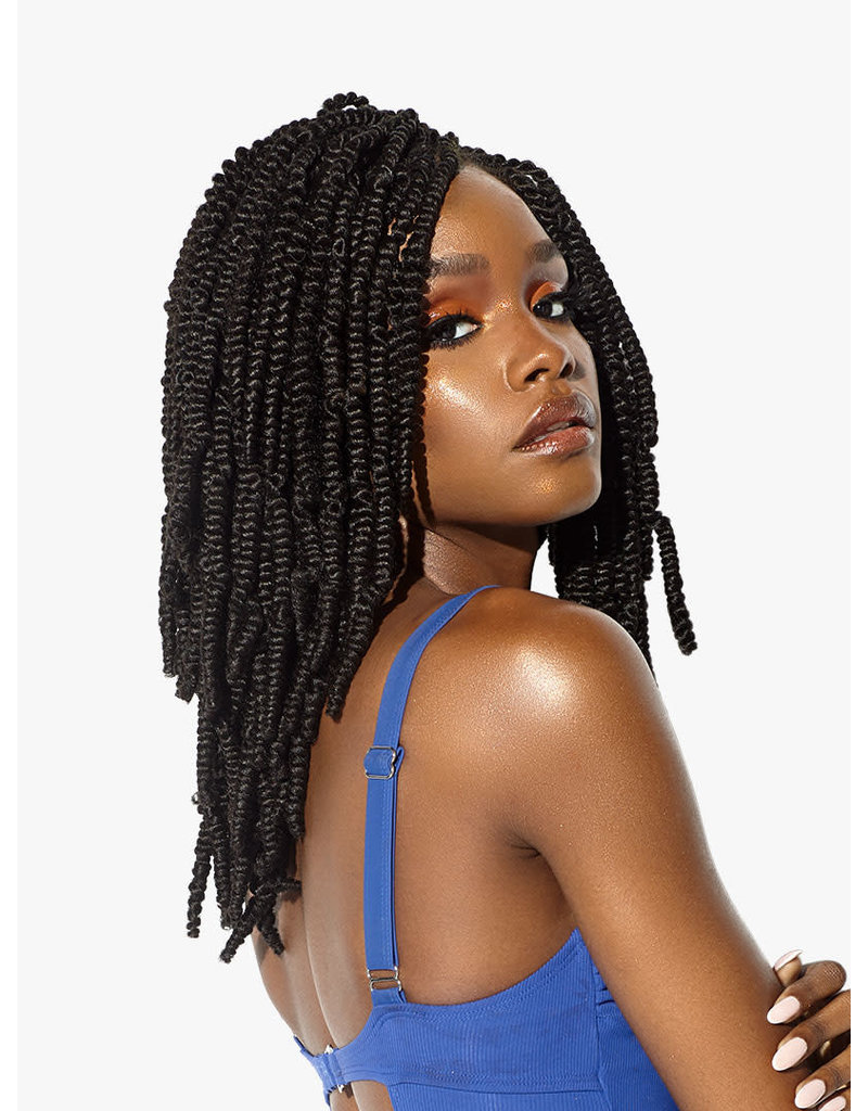 Buy YEBO Spring Twist Hair 4 Packs 8 Inches Spring Twists Crochet Braiding  Hair Ombre Colors Synthetic Hair Extensions 30 Strands/Pack, 110g/Pack(T33)  Online at desertcartINDIA