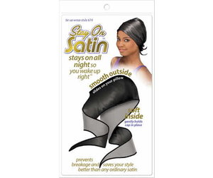 Stay on Satin Style 1170 Wrapping Scarf, Black, 1 Count 