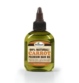 Difeel Difeel Premium Mega Care Natural Hair Oil - Carrot Oil with Vitamins A and E 2.5oz