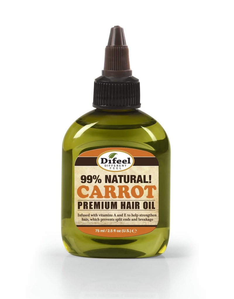 Difeel Difeel Premium Mega Care Natural Hair Oil - Carrot Oil with Vitamins A and E 2.5oz
