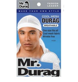 Mr. Durag Mr Durag Cool Mesh Durag White #4361
