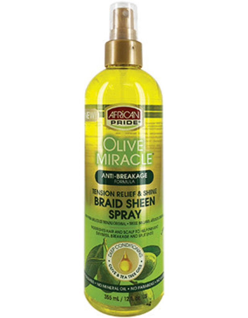 African Pride African Pride OM Braid Sheen Spray 12oz