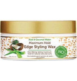 African Pride African Pride Moisture Miracle Aloe & Coconut Water Maximum Hold Edge Styling Wax 6 oz