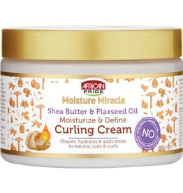 African Pride African Pride Moisture Miracle Shea Butter & Flaxseed Oil Curling Cream 12oz