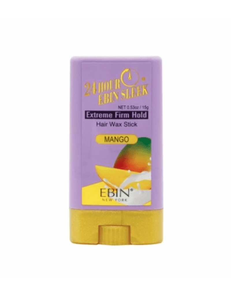 EBIN 24 Hour Hair Wax Stick Extreme Firm Hold - Mango 0.53oz
