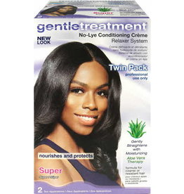 Gentle Treatment Conditioning Creme No-Lye Relaxer Kit Twin Pack Super