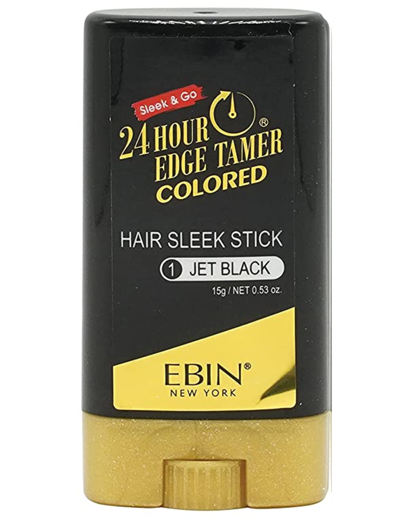 EBIN 24 Hour Colored Hair Wax Stick Extreme Firm Hold - Jet Black 0.53oz