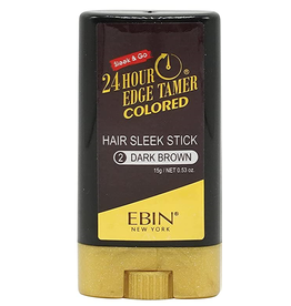EBIN 24 Hour Colored Hair Wax Stick Extreme Firm Hold - Dark Brown 0.53oz