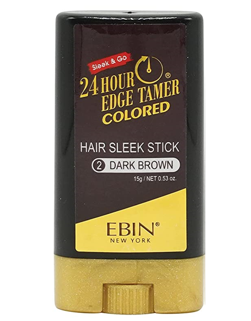 EBIN 24 Hour Colored Hair Wax Stick Extreme Firm Hold - Dark Brown 0.53oz