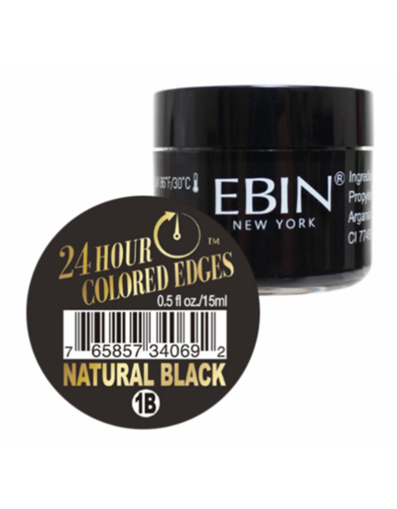 EBIN 24 Hour Colored Edge Tamer - Natural Black 0.5oz