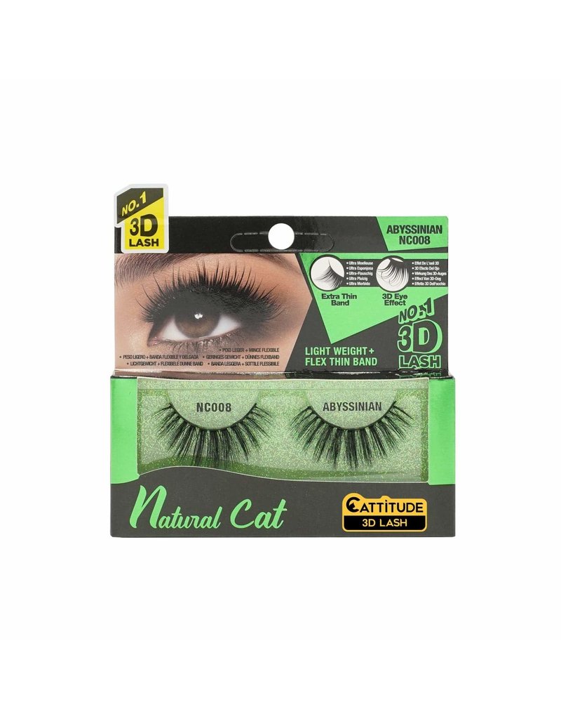 EBIN Abyssinian - Natural Cat 3D Lashes NC008