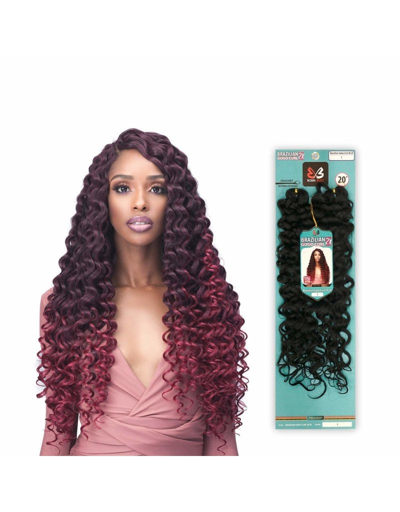 BOBBI BOSS 2X BRAZILIAN GOGO CURL 20 LOOSE CROCHET HAIR - Super Beauty  Online