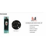 2X Brazilian GOGO Curl 20"