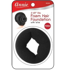 Annie Wired Foam Hair Bun 3 1/2"