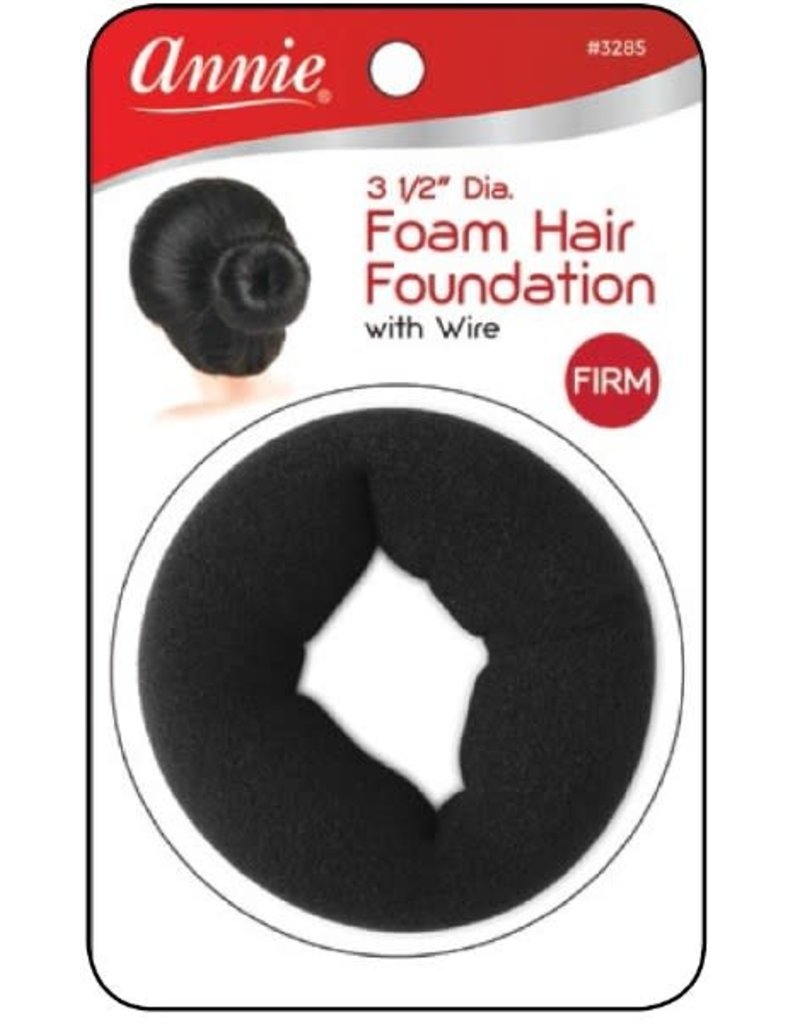 Annie Wired Foam Hair Bun 3 1/2"
