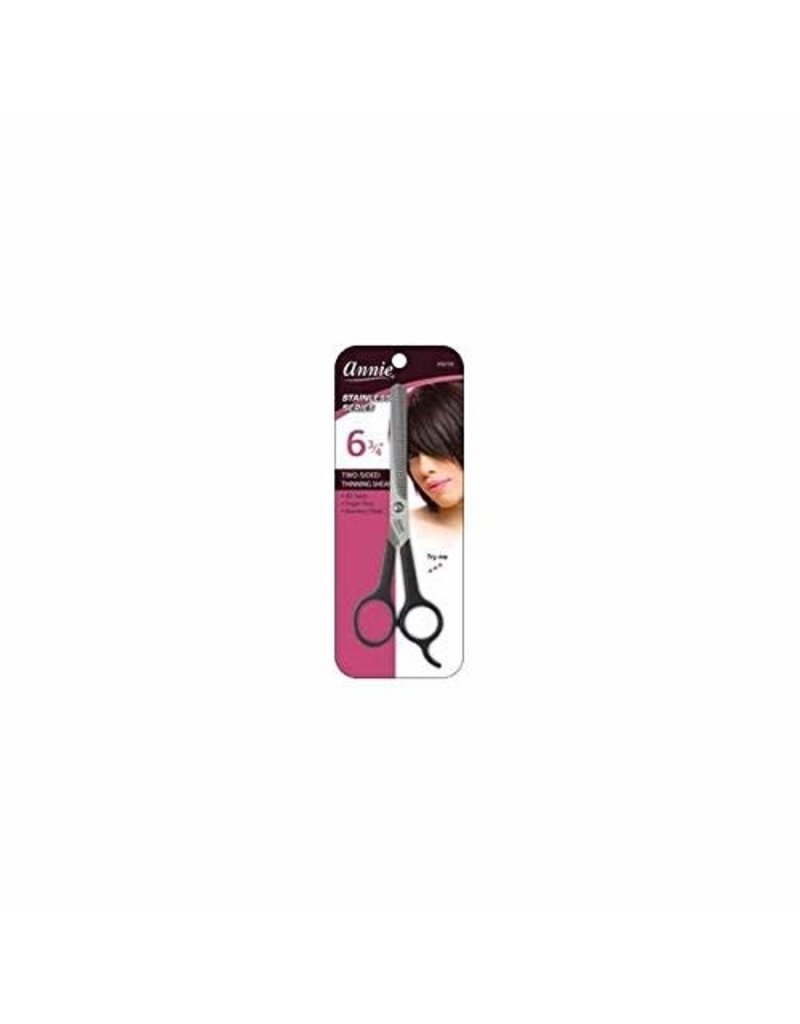 Annie 6 3/4" Stainless Two Side Thinning Shear #5018