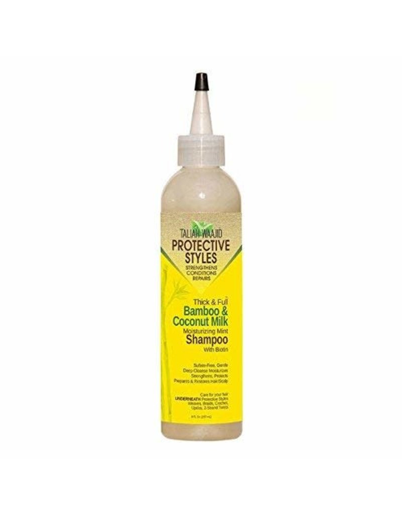 Taliah Waajid Taliah Waajid Protective Styles Bamboo and Coconut Milk Moisturizing Mint Shampoo 8oz
