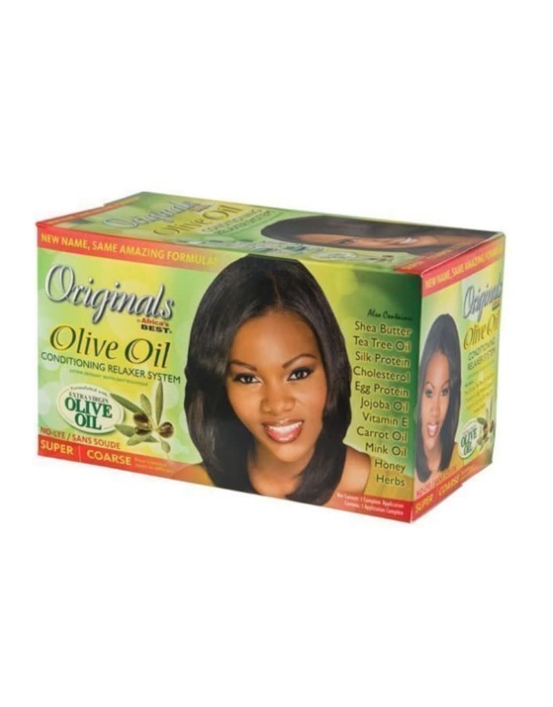 African Best Africa's Best Originals Olive Oil Conditioning Relaxer Super