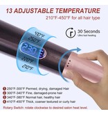 Cathies Collection Twisted Flat iron 2-IN-1 Curl & Straight Iron
