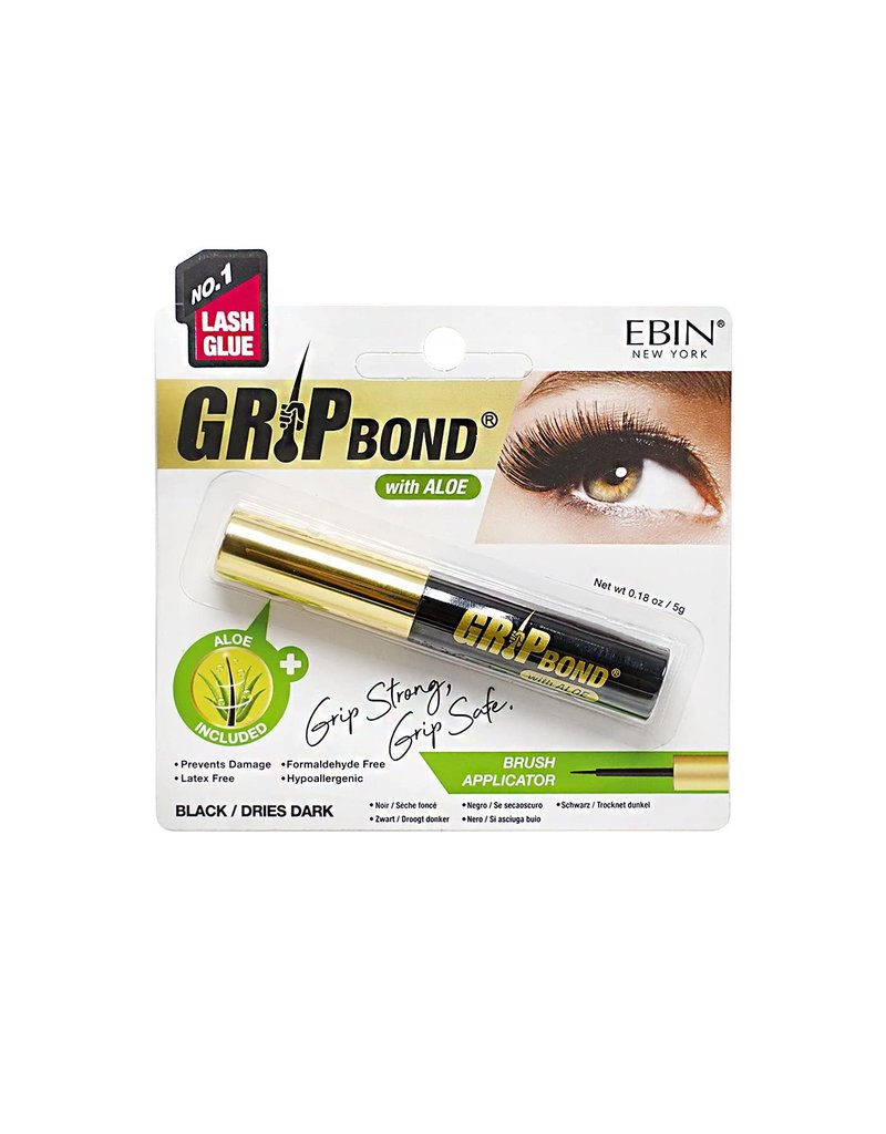 EBIN EBIN Grip Bond Eyelash Adhesive Glue ( Black, Aloe)