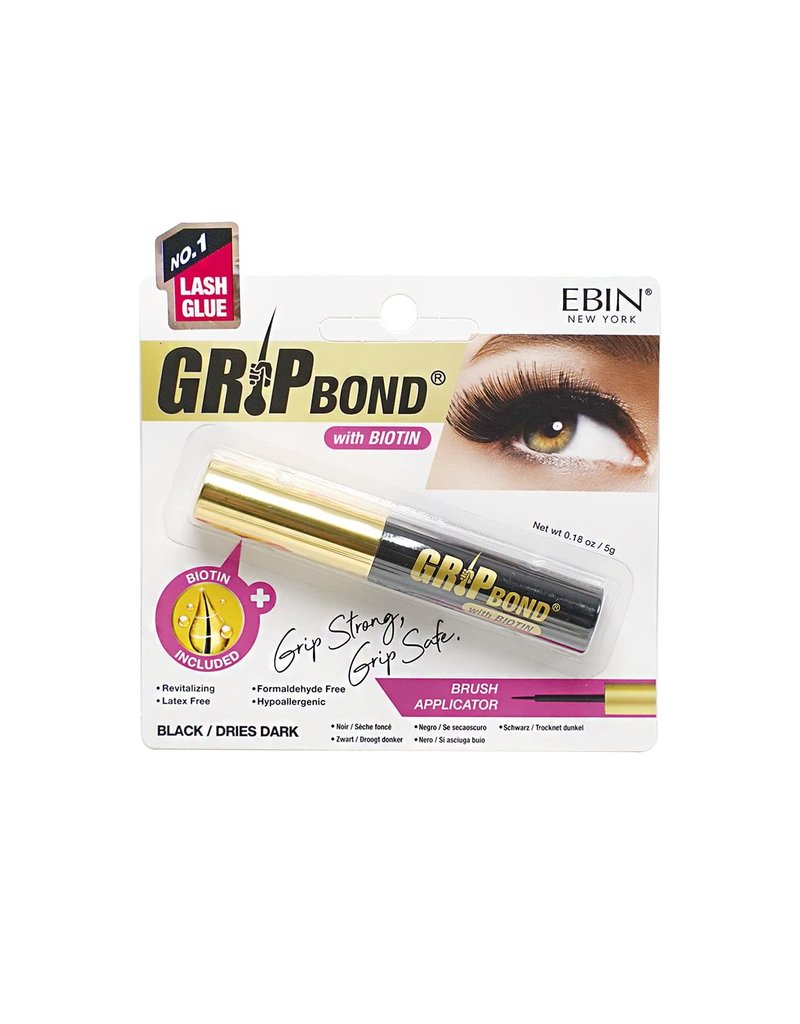 EBIN EBIN Grip Bond Eyelash Adhesive Glue ( Black, Biotin)