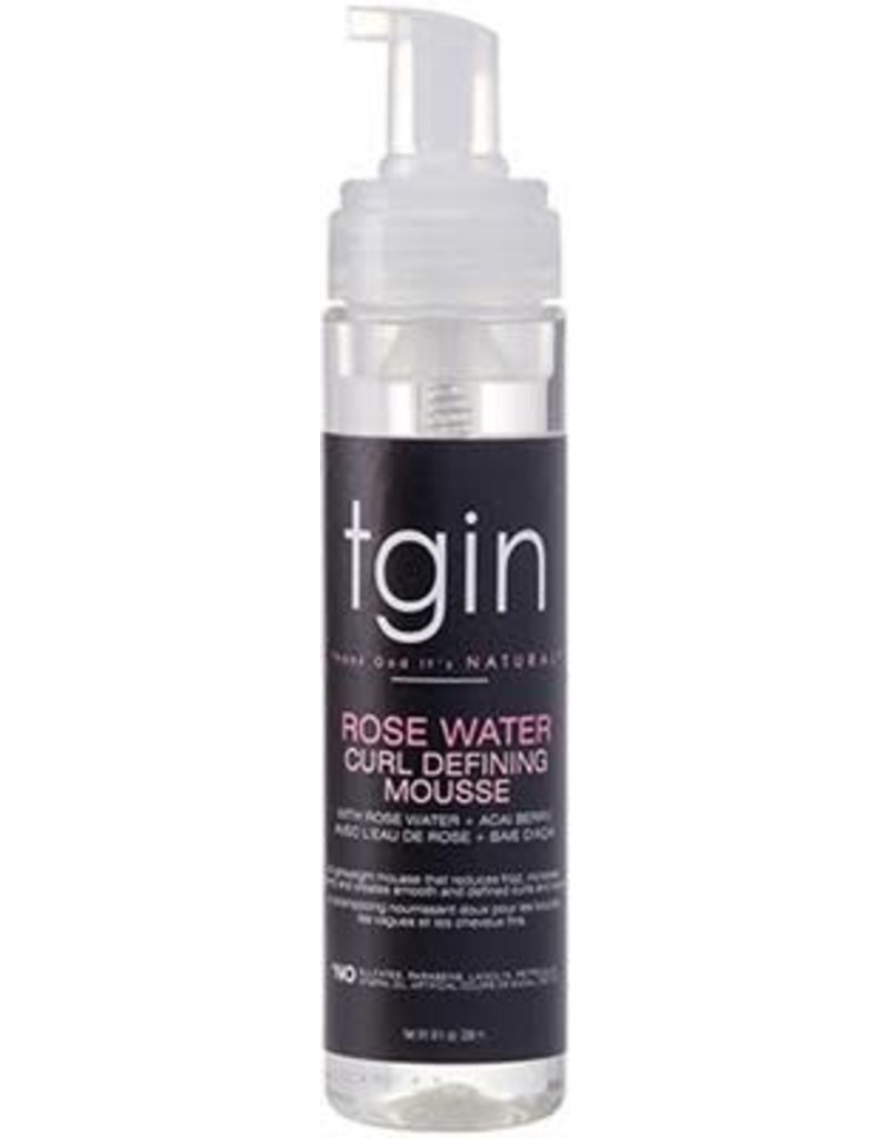 Tgin TGIN Rose Water Curl Defining Mousse 8oz