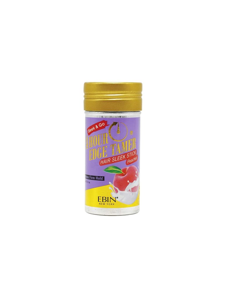 EBIN 24 Hour Edge Tamer Sleek Hair Wax Stick - Peaches 2.7oz