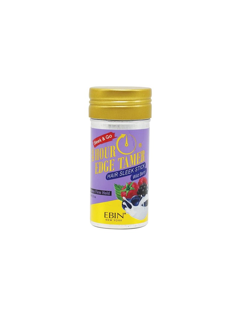 EBIN 24 Hour Edge Tamer Sleek Hair Wax Stick - Wild Berry 2.7oz