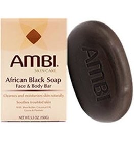 Ambi African Black Soap Face & Body Bar 5.3oz