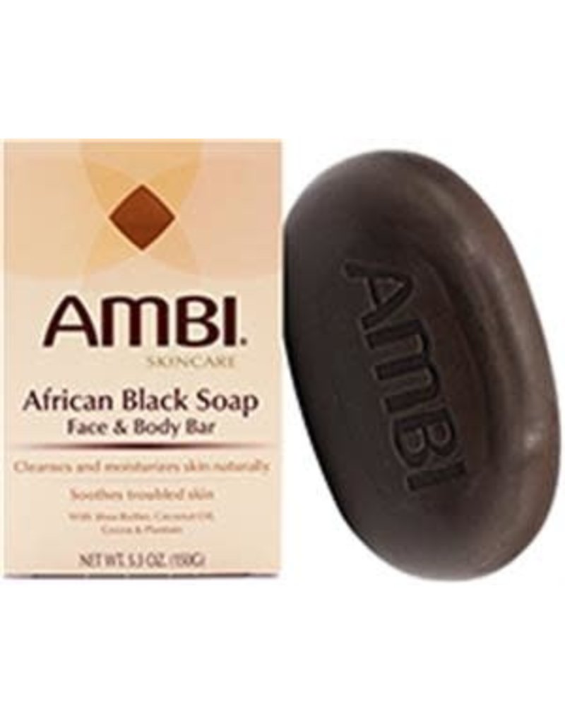 Ambi African Black Soap Face & Body Bar 5.3oz