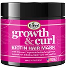 Difeel Difeel Growth and Curl Biotin Hair Mask 12 oz.