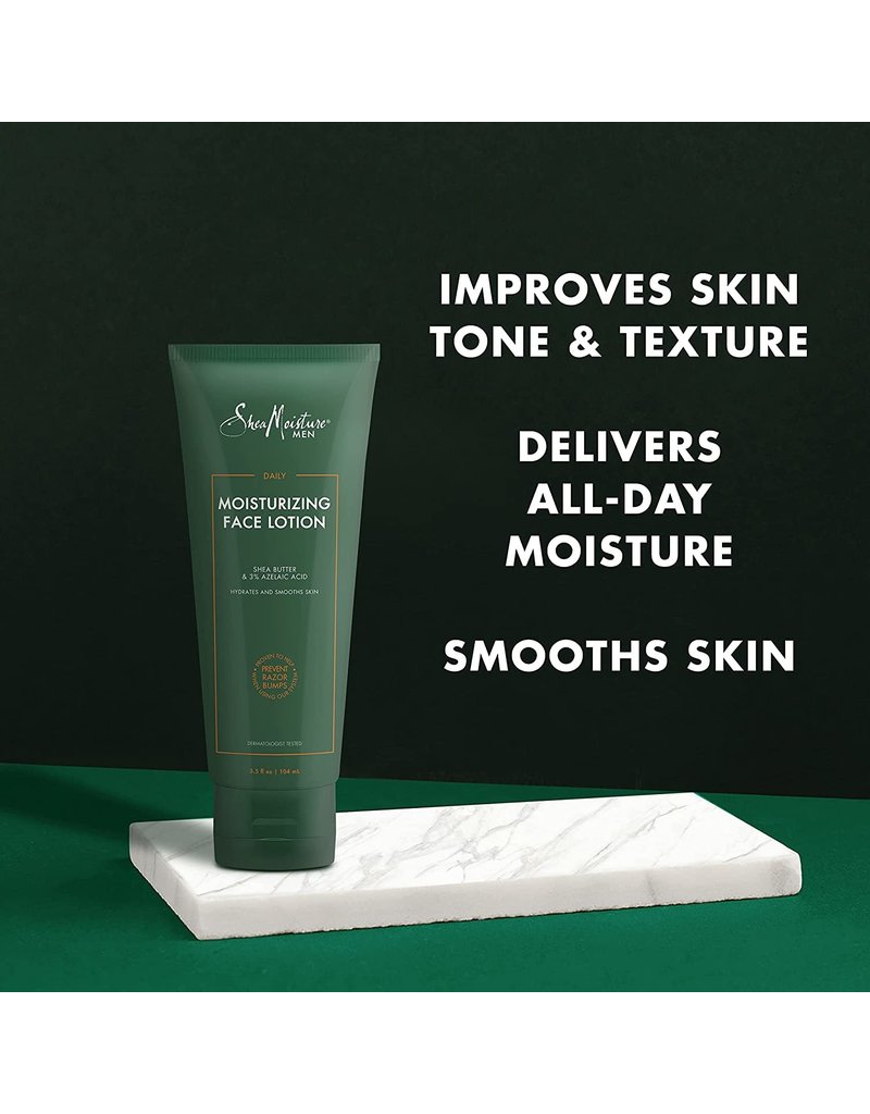 Shea Moisture SheaMoisture Men Lotion for Soft, Smooth Skin Daily Moisturizing Face Lotion 3.5 oz