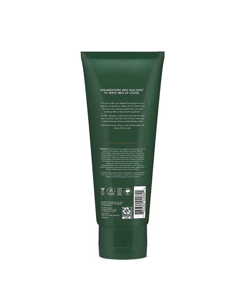 Shea Moisture SheaMoisture Men Lotion for Soft, Smooth Skin Daily Moisturizing Face Lotion 3.5 oz