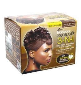 Luster's Shortlooks Colorlaxer 3-N-1 Semi-Permanent Sable Brown Color