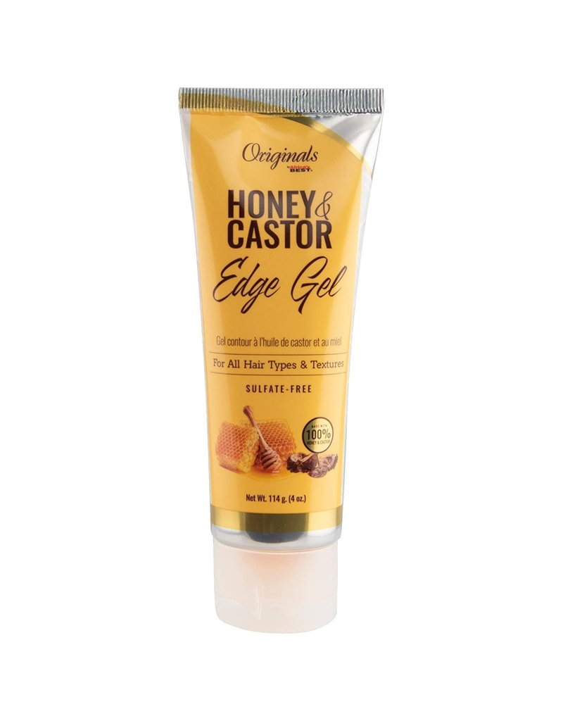African Best Africa's Best Originals Honey and Castor Edge Hair Gel  4oz