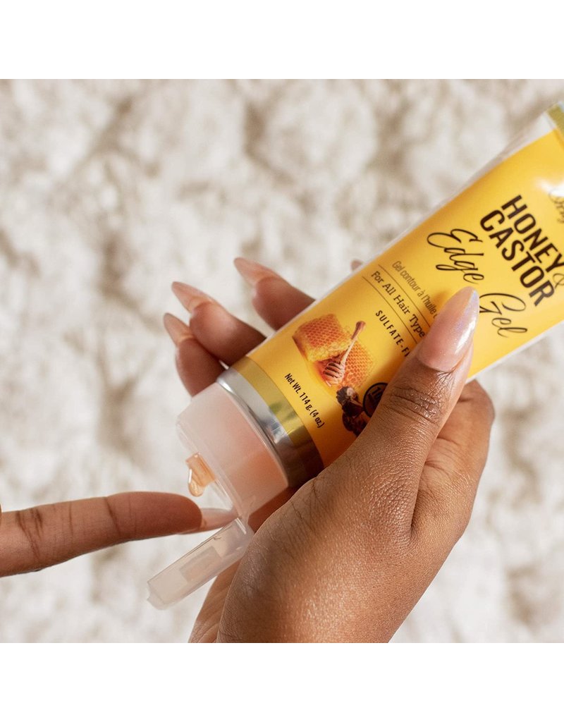 African Best Africa's Best Originals Honey and Castor Edge Hair Gel  4oz