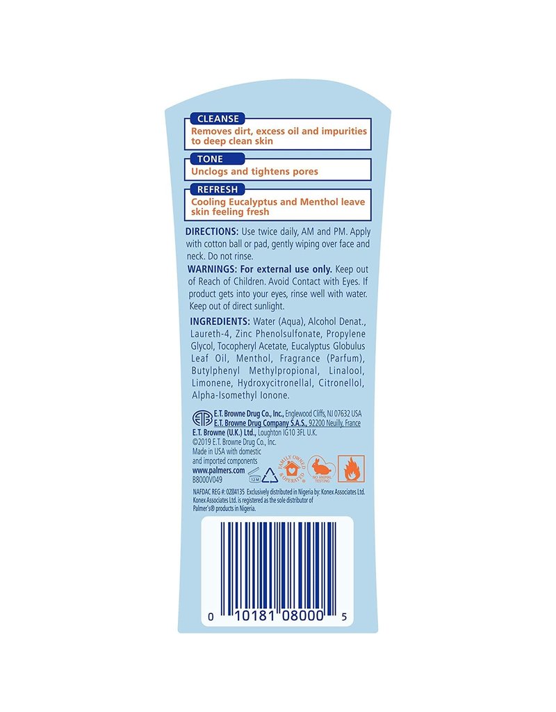 Palmer's Anti-Dark Spot Deep Cleaning Astringent 8.5oz
