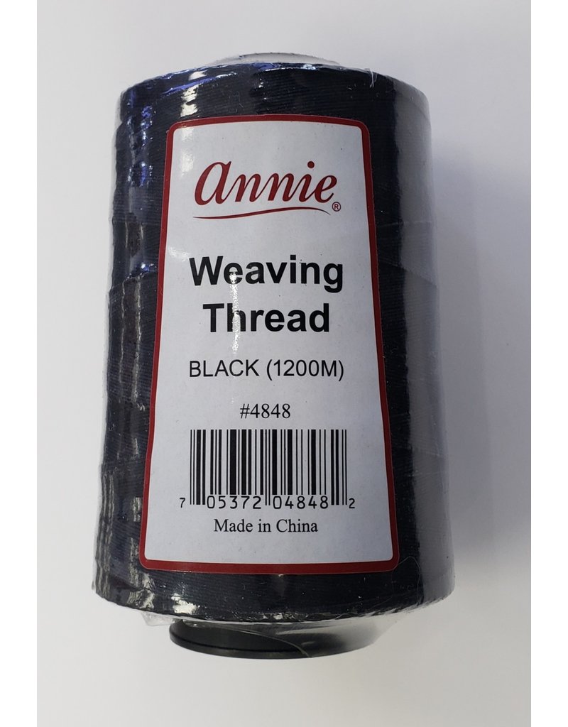 Annie Weaving Thread Black 1200MM #4848