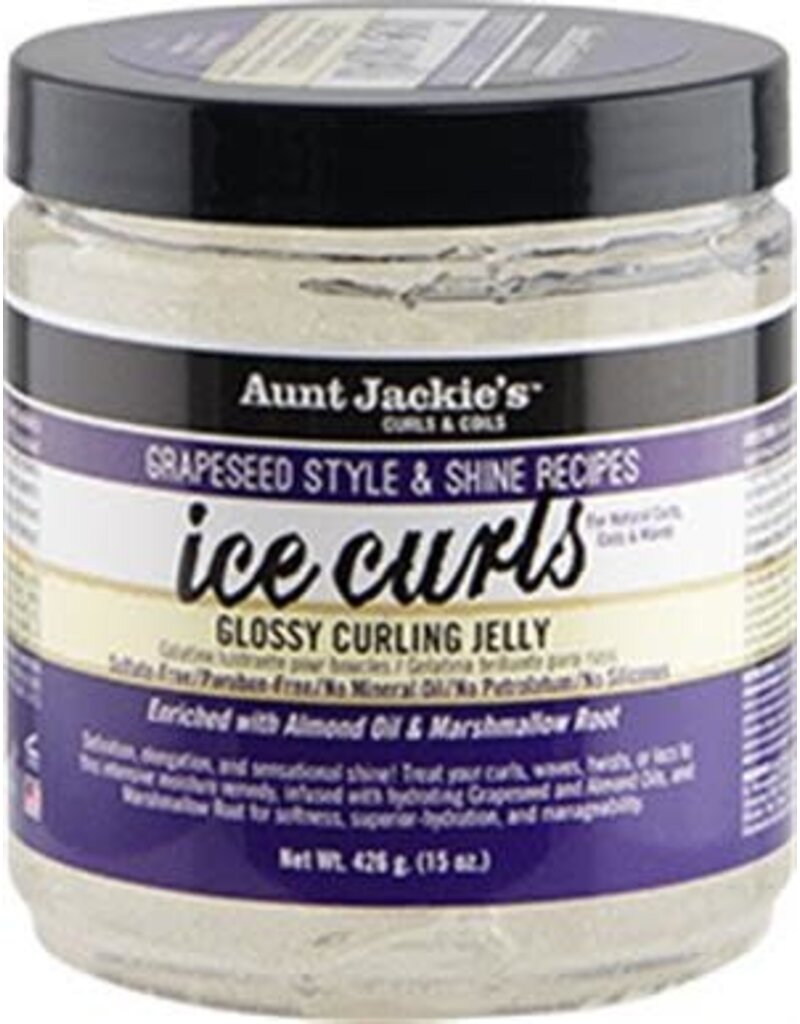 Aunt Jackie's AUNT JACKIES GRAPESEED ICE CURLS GLOSSY CURLING JELLY 18oz
