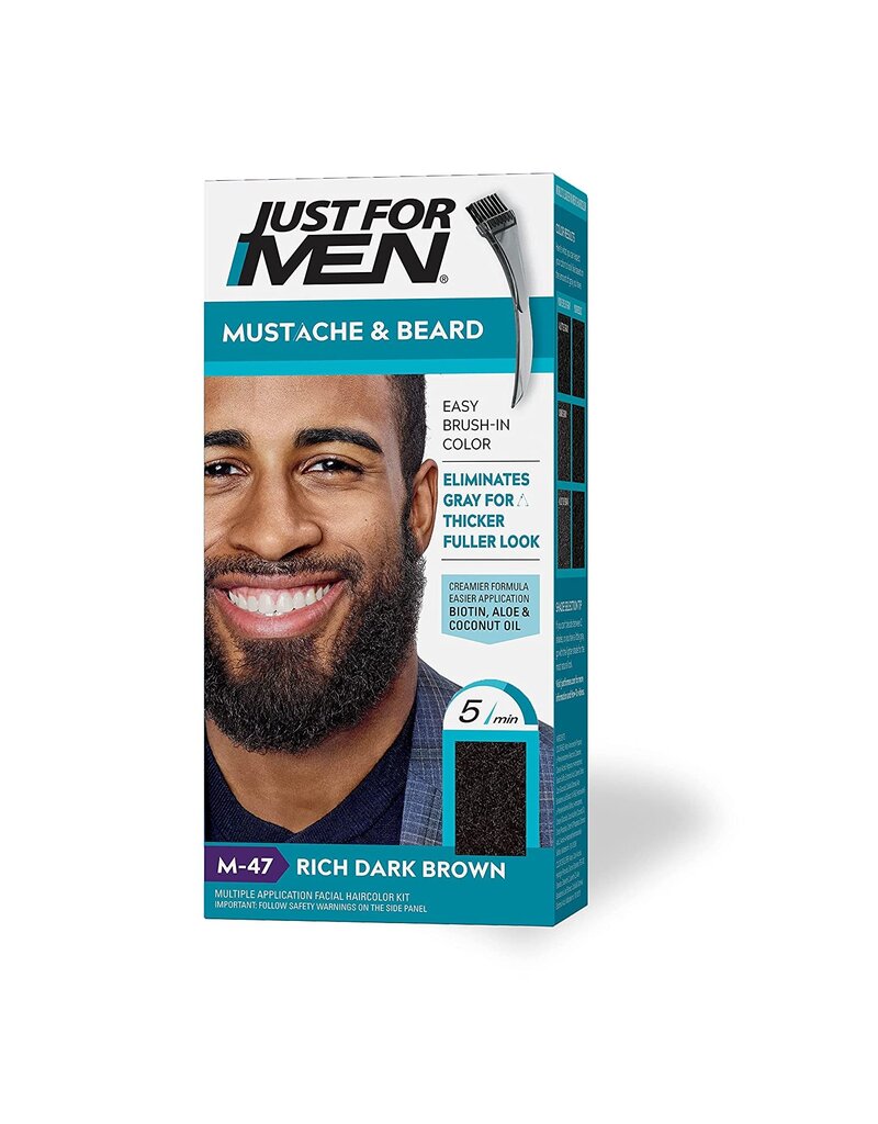 Just For Men Mustache & Beard, Rich Dark Brown, M-47