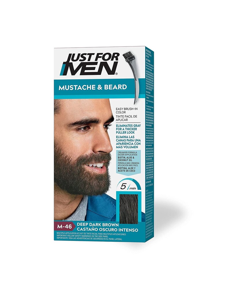 Just For Men Mustache & Beard, Beard Deep Dark Brown, M-46