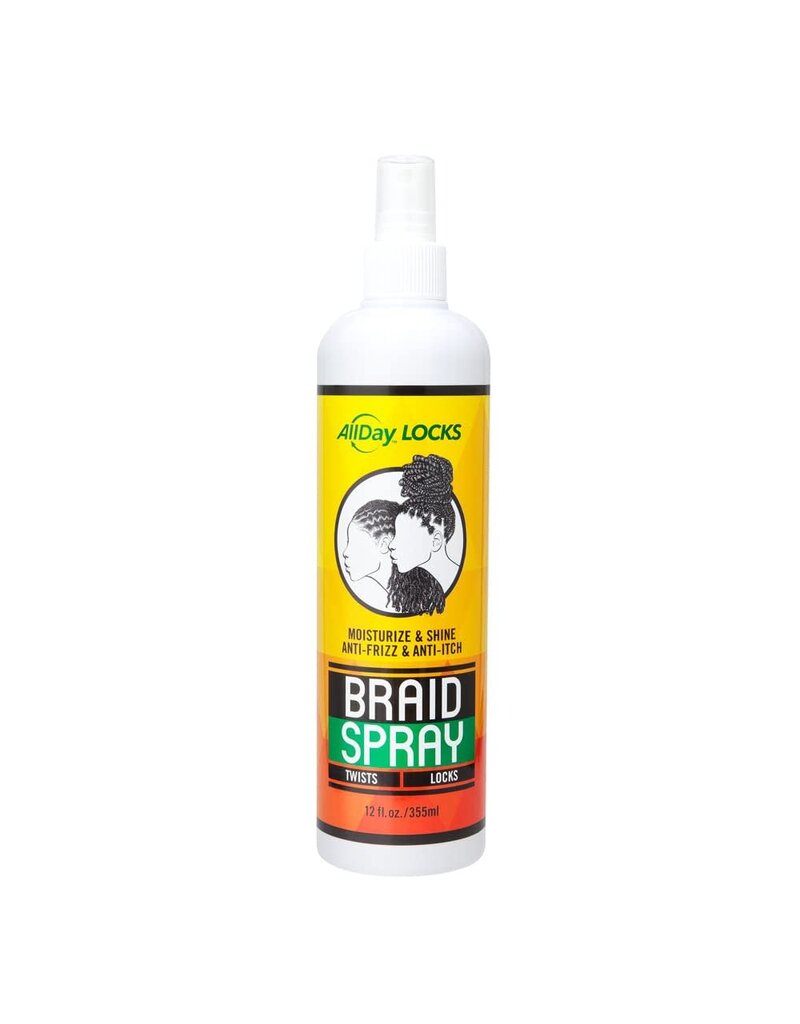 AllDay Locks Braid Spray | Alleviates Itchy & Dry Scalp 12oz