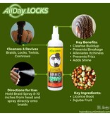 AllDay Locks Braid Spray | Alleviates Itchy & Dry Scalp 12oz