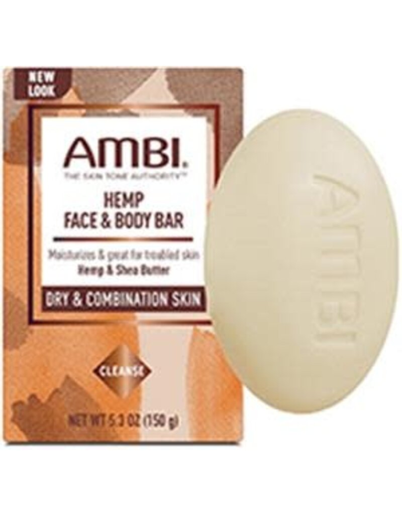 AMBI Hemp Face & Body Bar Soap 5.3 oz