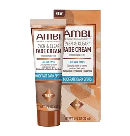 AMBI EVEN CLEAR FADE CREAM HYDROQUINONE FREE 1 fl oz