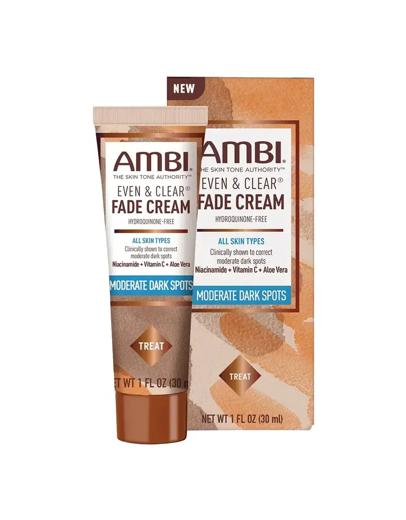 AMBI EVEN CLEAR FADE CREAM HYDROQUINONE FREE 1 fl oz
